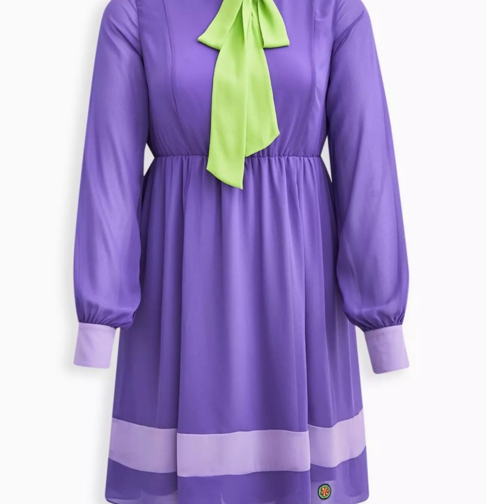Scooby Doo Daphne Chiffon Fit N Flare Dress